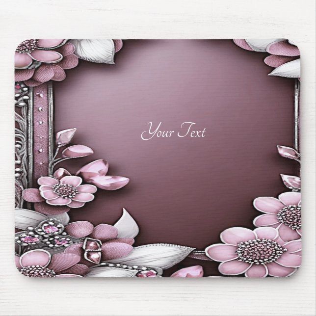 Tapis De Souris Mousepad rose (Devant)