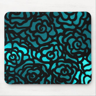 Tapis De Souris mousepad rose de sarcelle d'hiver