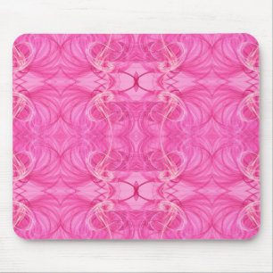 Tapis De Souris Mousepad rose fractal