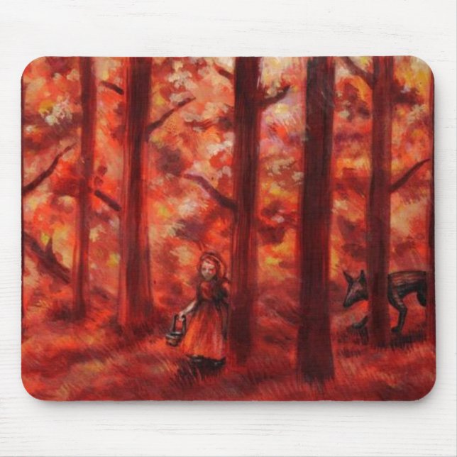 Tapis De Souris Mousepad rouge (Devant)