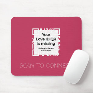 Tapis De Souris Mousepad - ROUGE - QR - Collection GLAM
