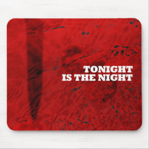 Tapis De Souris Mousepad rouge sang