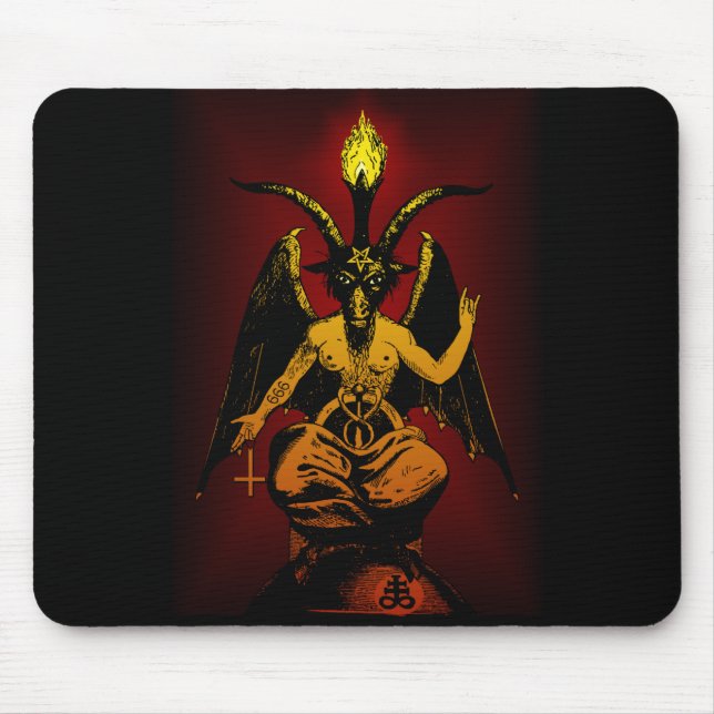 Tapis De Souris Mousepad satanique de chèvre (Devant)