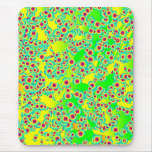 Tapis De Souris Mousepad tacheté vert citron
