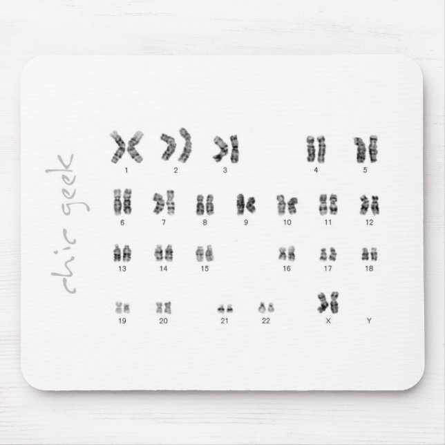 Tapis De Souris mousepad xx génétique de geek chic (Devant)