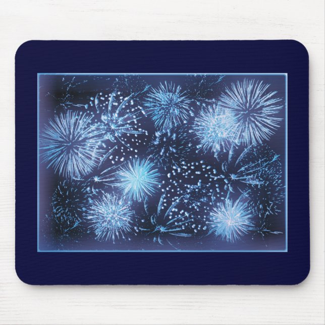 Tapis De Souris Mousepads de feux d'artifice (Devant)