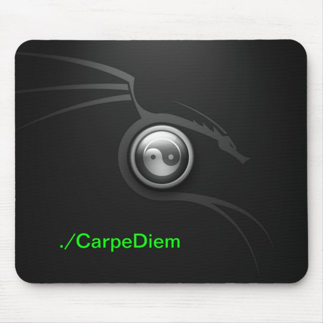 Tapis De Souris Mouspad de thème de dragon de Carpe Diem (Devant)