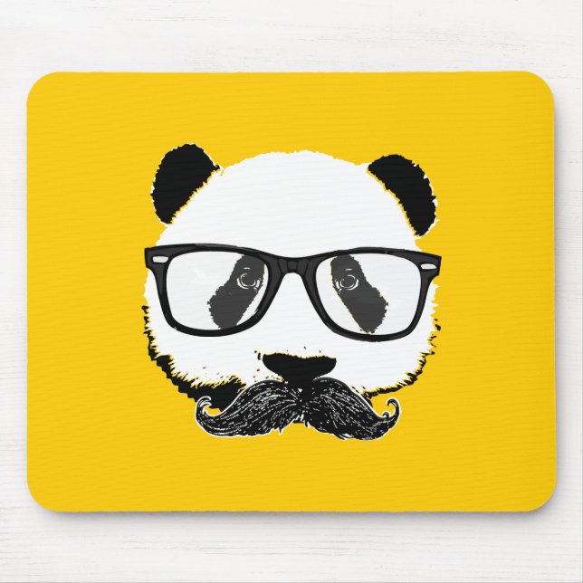 Tapis De Souris Moustache Pandaz dans la disco du DA (Devant)