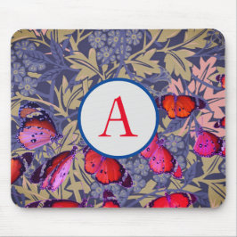 TAPIS DE SOURIS MOUSTIQUES INITIALES PERSONNALISÉES MOUSE PAD MORR