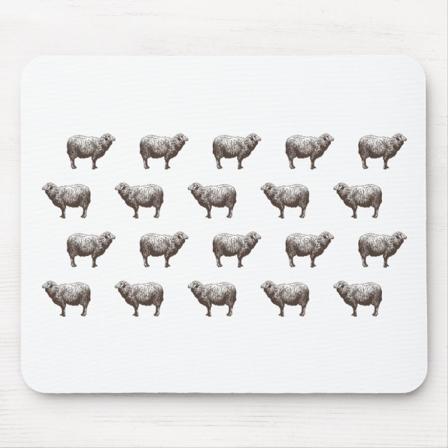 Tapis De Souris Moutons d'Emma Janeway (Devant)