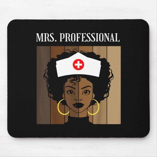 Tapis De Souris Mrs Professional Nursing Degree Nurse Profession B (Devant)