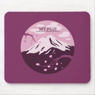 Tapis De Souris Mt. Fuji (rose)