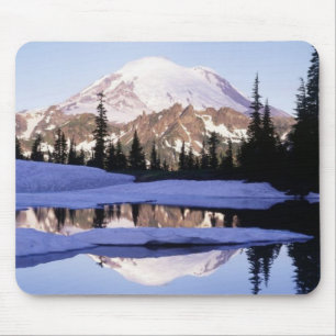 Tapis de souris Mt Rainer Scène de neige