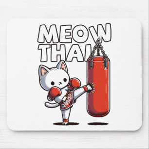 Tapis De Souris Muay Thai Cat