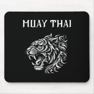 Tapis De Souris Muay Thai Mma Combat Tatouage Tigre Rugir Kickboxi
