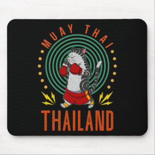 Tapis De Souris Muay Thai Thaïlande Poing Anneau Genou Technique d