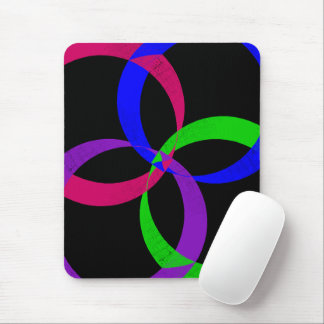 Tapis De Souris Multi Color Interchange Geometric Mouse Pad