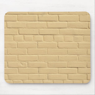 Tapis De Souris Mur en brique Pastel Peach souple