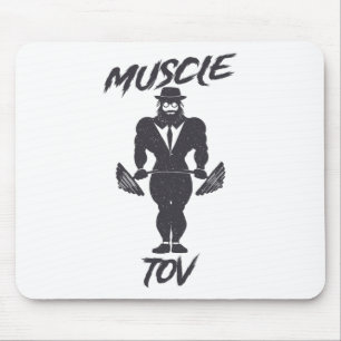 Tapis De Souris Muscle Tov Haltérophilie Culturisme Rabbi Juif