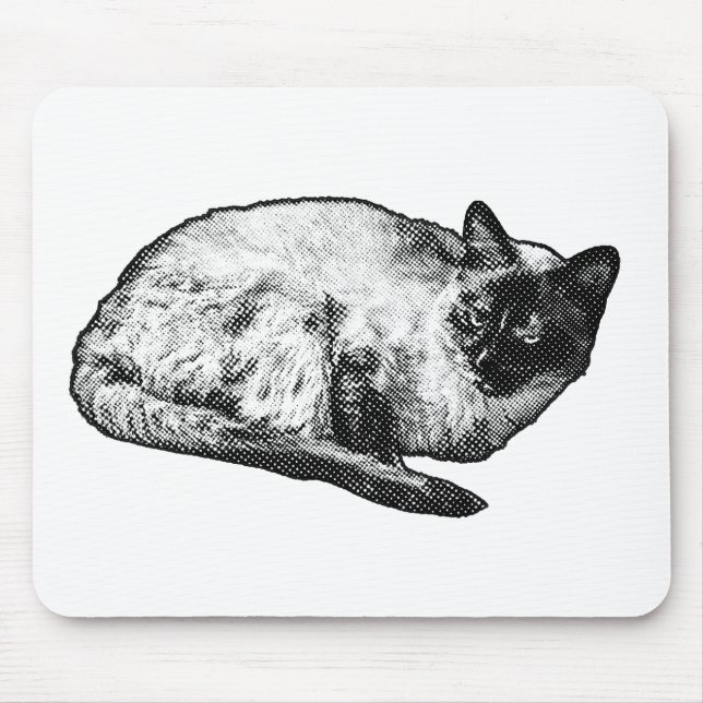 Tapis De Souris Muse en demi-teinte, bureau festif (Devant)