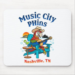 Tapis De Souris Musique City Phins Souris Pad