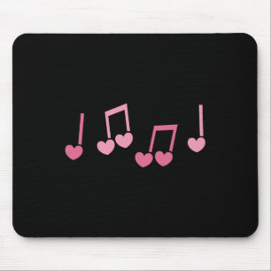 Tapis De Souris Musique Cœur Note De Musique Drôle Musicien Enfant