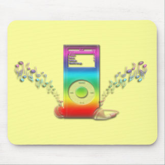 Tapis De Souris Musique d'arc-en-ciel