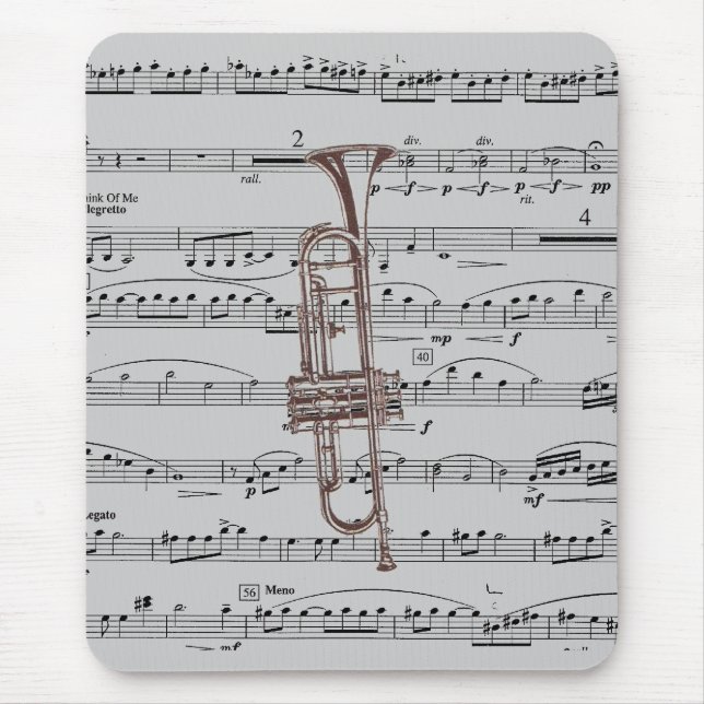 Tapis De Souris Musique de trompette (Devant)