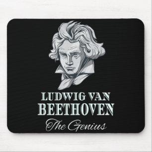 Tapis De Souris Musique - Ludwig Van Beethoven Le Génie