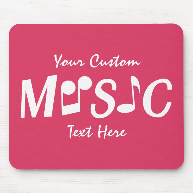 Tapis De Souris MUSIQUE mousepad personnalisé (Devant)