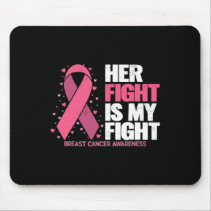 Tapis De Souris My Fight Breast Cancer Awareness Fami