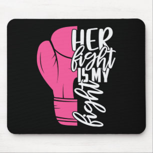 Tapis De Souris My Fight Breast Cancer Awareness Fami