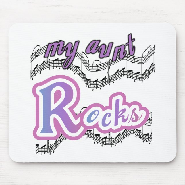 Tapis De Souris My Tunt Rocks Tshirts et cadeaux (Devant)
