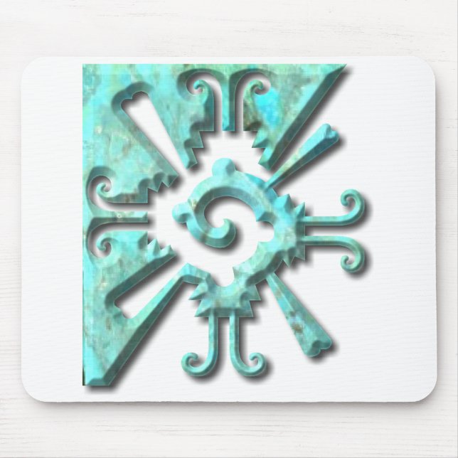 Tapis De Souris Myan Hunab Ku - Turquoise (Devant)