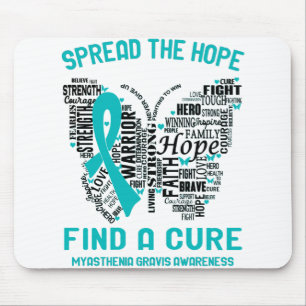 Tapis De Souris Myasthenia Gravis Sensibilisation Mois Ribbon Cade