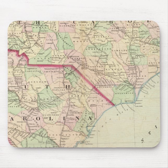 Tapis De Souris N & S Carolina 2 (Devant)