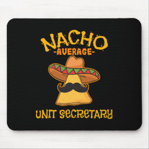 Tapis De Souris Nacho Moyen Secrétaire Unité Mexicaine Cinco De Ma