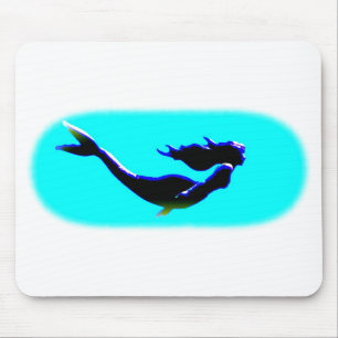 Tapis De Souris nage sous-marine de sirène