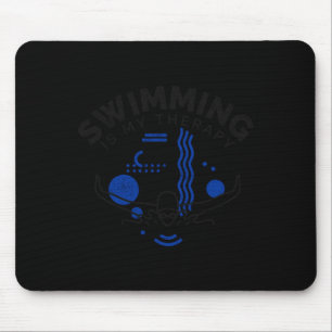 Tapis De Souris Nager drôle de dire que la natation est une thérap