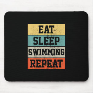Tapis De Souris nager nager nager Cadeau de natation