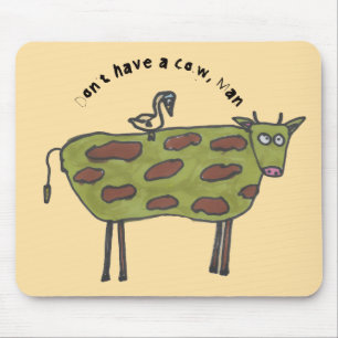 Tapis De Souris N'ai pas de vache.