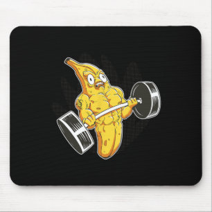 Tapis De Souris Nana bodybuilder soulève des poids Bodybuildin drô