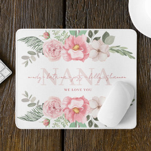 Tapis De Souris Nana Personalisé Floral Mousepad