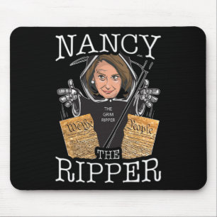 Tapis De Souris Nancy la déchiqueteuse Pelosi déchire la Constitut