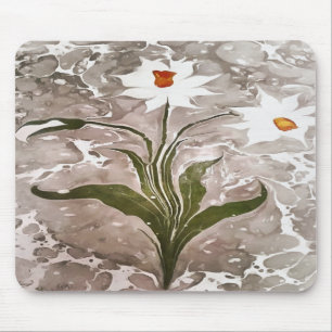 Tapis De Souris Narcisse Sur Marbre