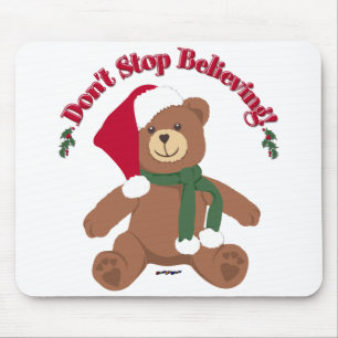 Tapis De Souris N'arrête pas de croire ! Ours de Noël