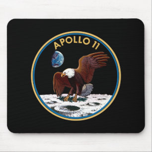 Tapis De Souris NASA Apollo 11 Insigne de la mission d'atterrissag