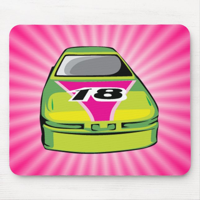 Tapis De Souris Nascar rose (Devant)
