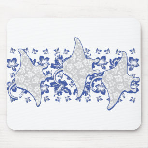 Tapis De Souris Natation Florale-Mantas