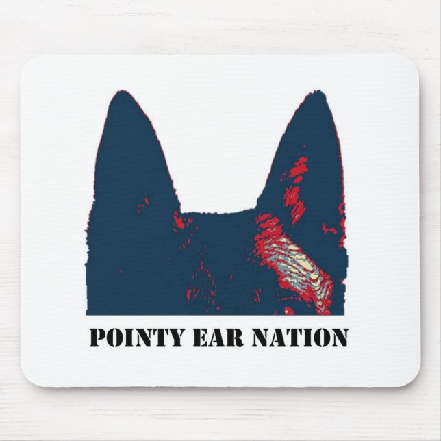 Tapis De Souris Nation pointue d'oreille (Devant)